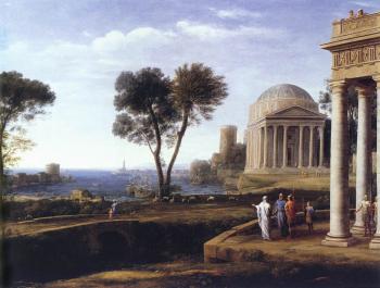 尅勞德 洛朗 Landscape with Aeneas at Delos